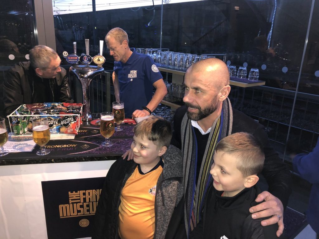 Kevin Phillips visits the Fans Museum