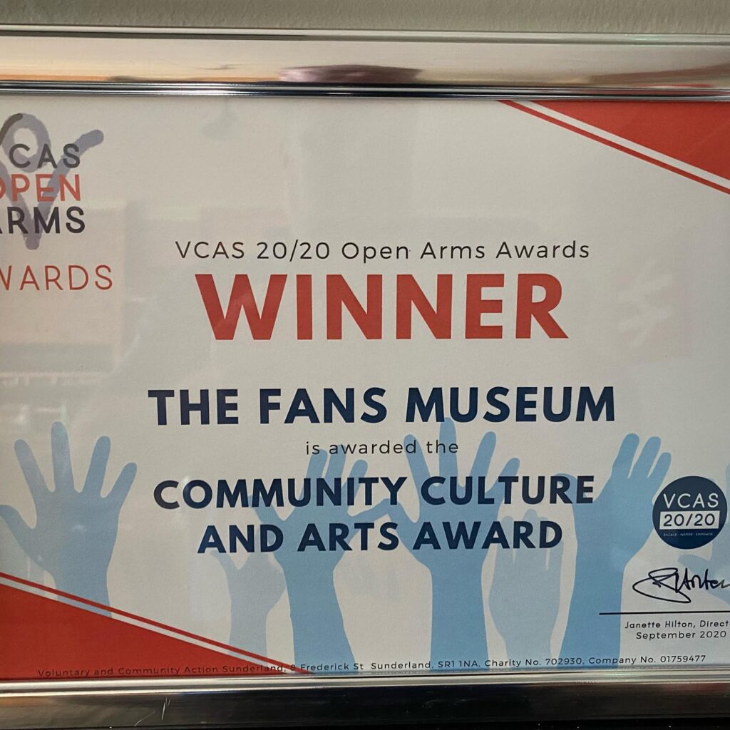 Fans Museum Wins VCAS Award