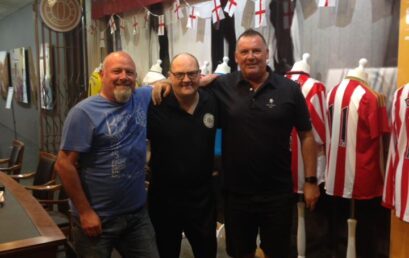 SAFC Legends Visiting museum